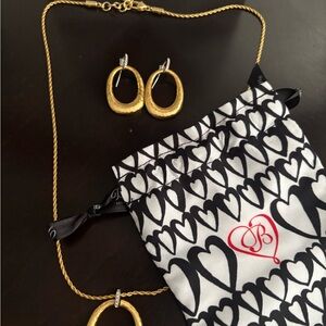 Brighton Gold Necklace Set